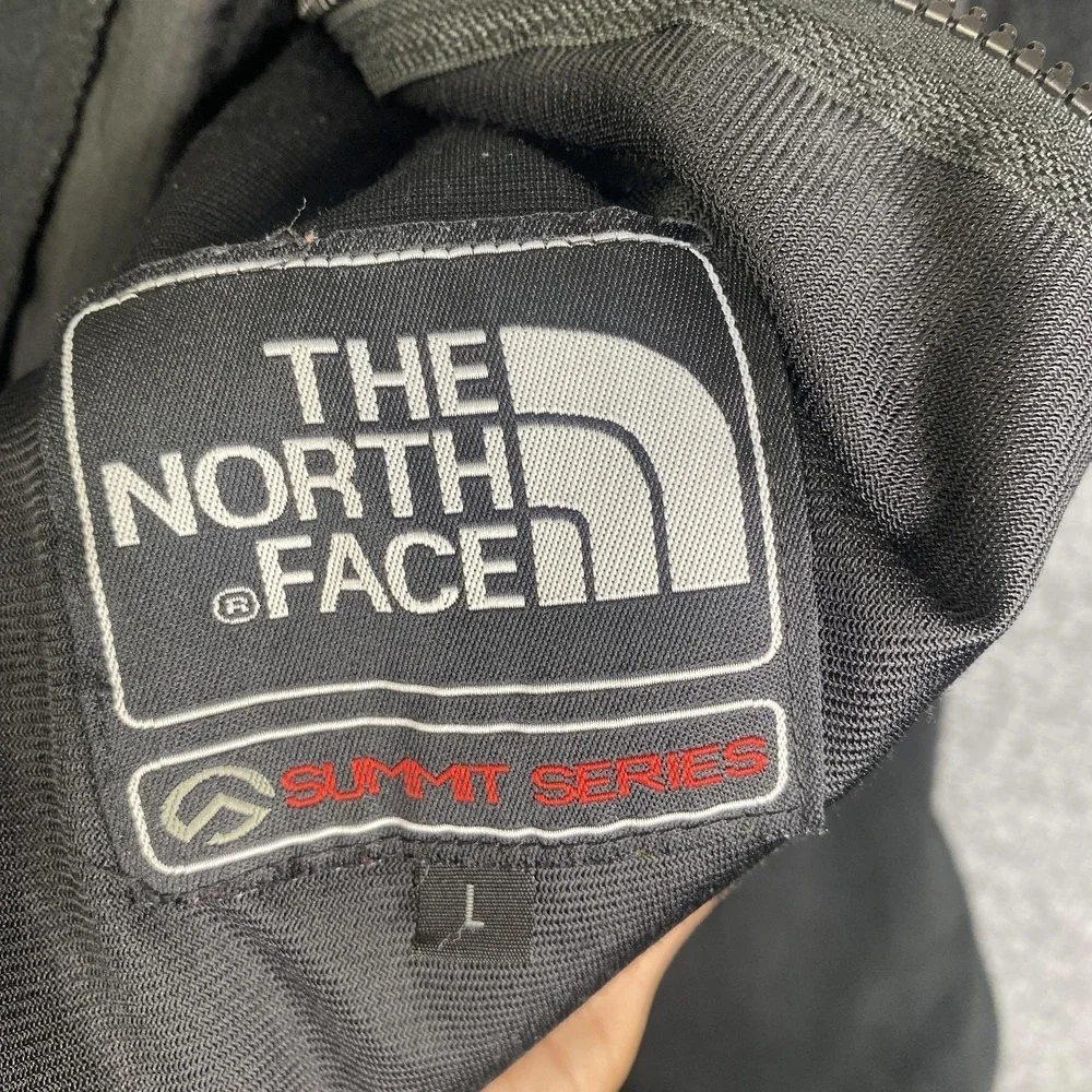 North Face Summit Series Jacket Mens Large Black Gore Windstopper Fleece